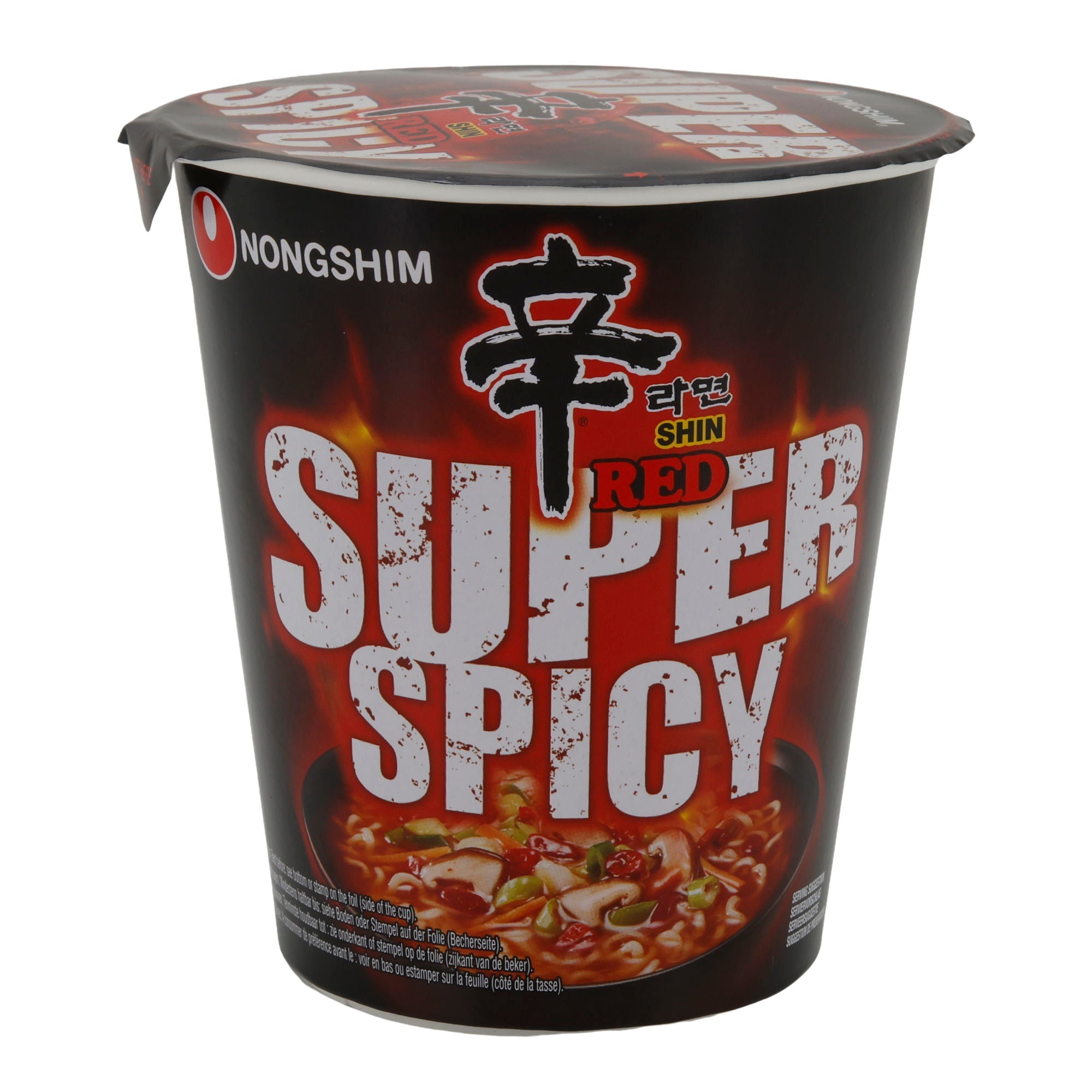 Red Super Spicy Cup Ramen Nongshim | Instantnudeln | 68 g NONGSHIM